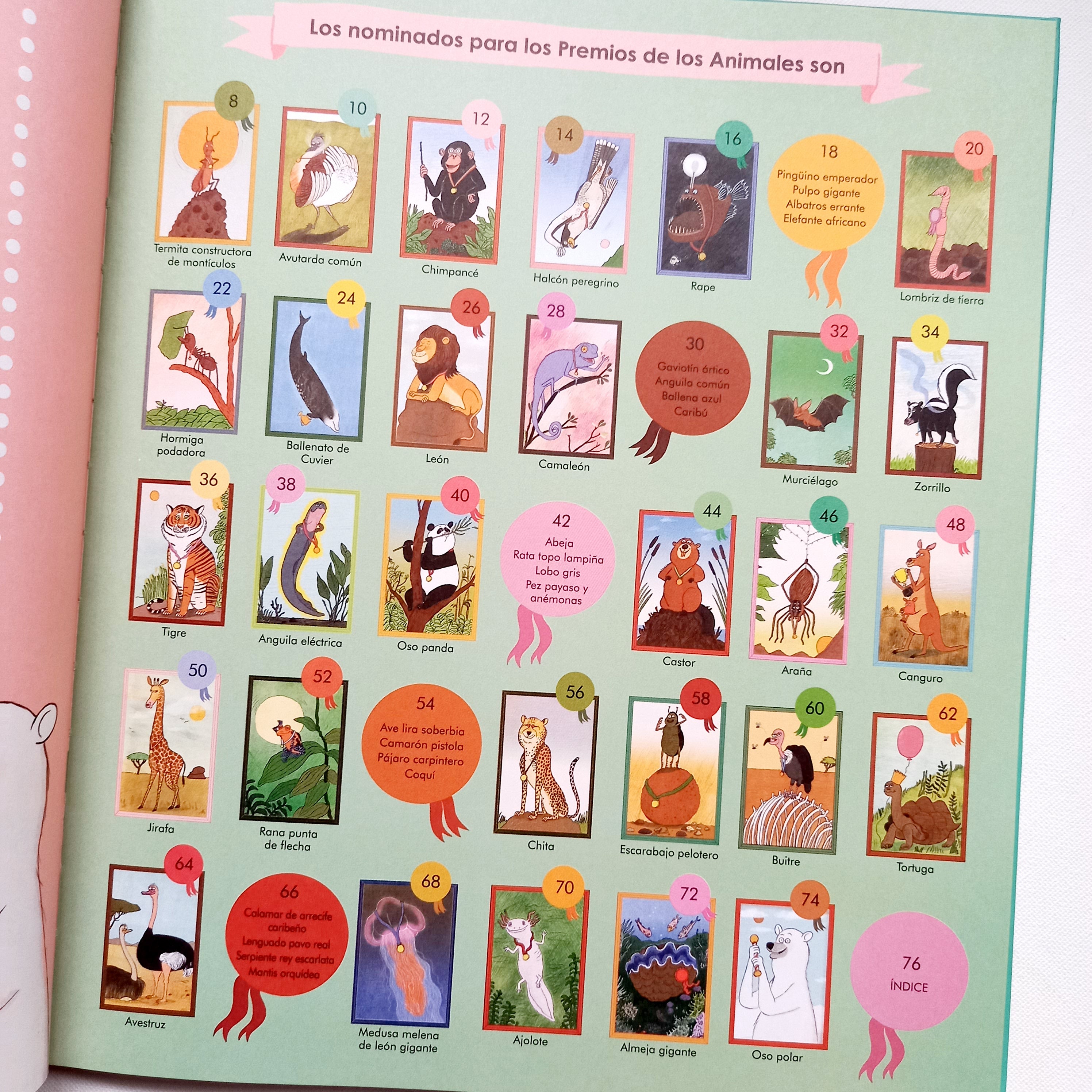 Los animales premiados son... Los animales premiados son...
